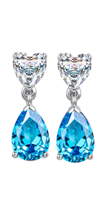 Aquamarine earrings