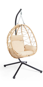 Natural Rattan Single Swing Chair