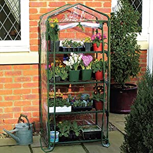 Garden Mile Premium 4 Tier Greenhouse Clear