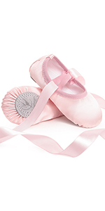 Satin Ballet Shoes Pink