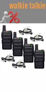 walkie talkie handheld with headset