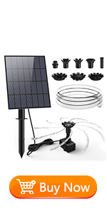 3.5w solar water fountain