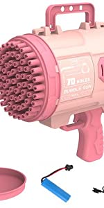 Bazooka Bubble Machine Blower for Toddlers