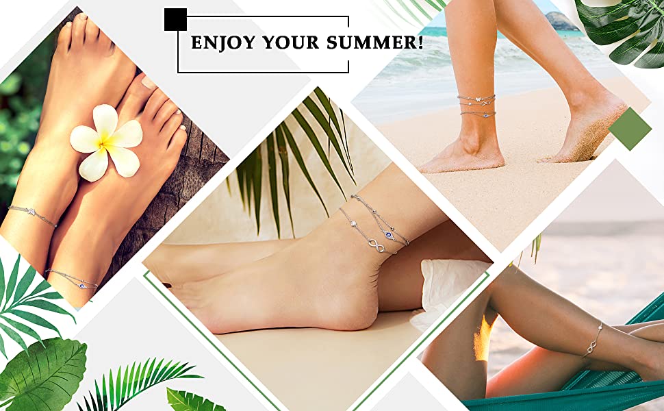 925 Sterling Silver Anklet