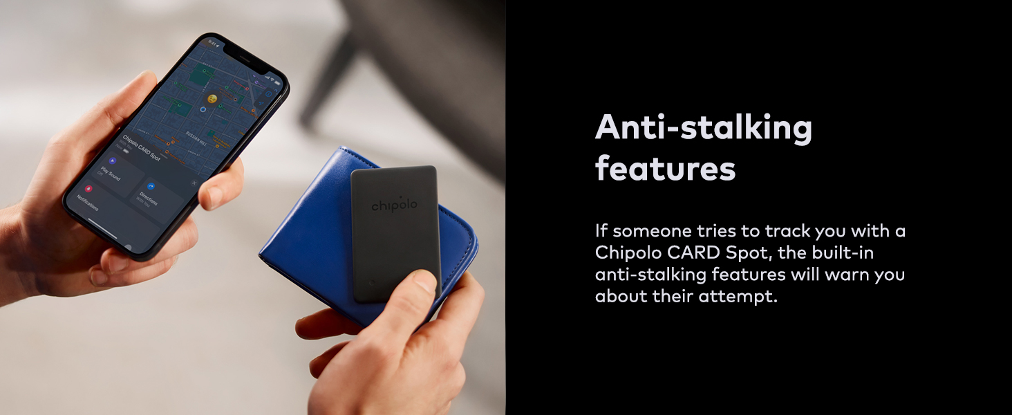 Anti-stalking features.