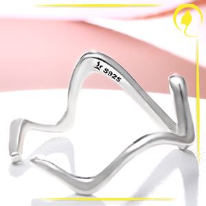 To My Daughter Highs and Lows Ring