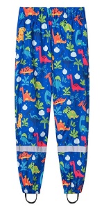 Kids Waterproof Trousers Outdoor Lightweight Rainwear Rain Pants Rain Trousers