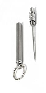 Titanium Toothpick and Holder