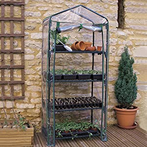Garden Mile Premium 4 Tier Greenhouse Clear