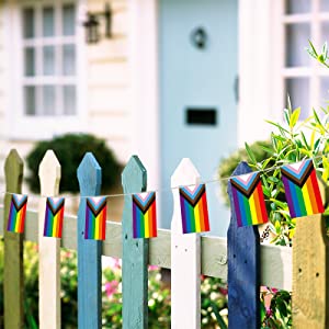 2pcs lesbian gay string rainbow flags
