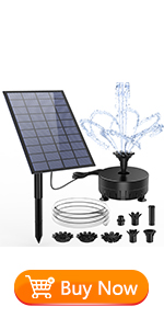 7w solar water fountain