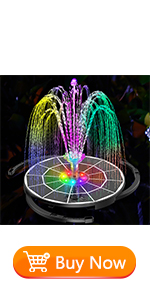 5.5w solar water fountain