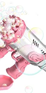 Bazooka Bubble Machine Blower for Toddlers