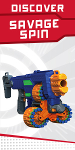Dart Zone Savage Spin Full Semi automatic nerf gun sniper