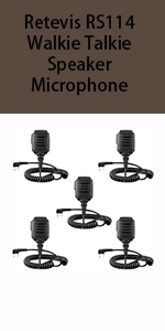 Retevis RS114 Walkie Talkie Speaker Microphone