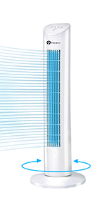 oscillating, tower fan, aroma function, cool, breeze, summer