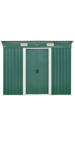 A free base is provided to ensure the shed sits on an even surface