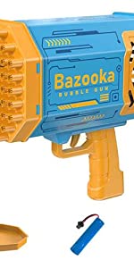 Bazooka Bubble Machine Blower for Toddlers