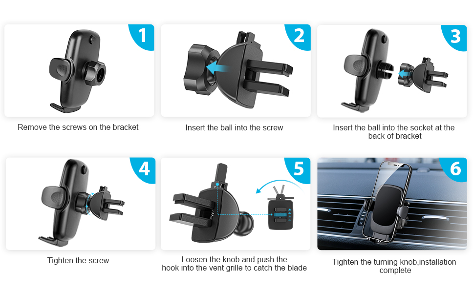 phone holder for cars air vent