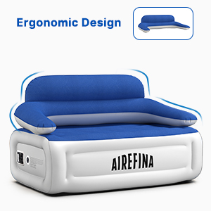inflatable air couch sofa lounger loveseat portable foldable blowup furniture for Indoor Travel
