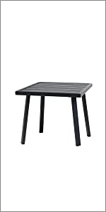 aluminum armchair armrest backyard balcony bistro black classic contemporary deck furniture garden