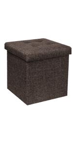 brown ottoman storage box small ottoman small storage box with lid pouffe footstool with storage