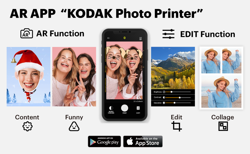 kodak dock plus instant photo printer
