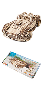 Ugears Drift Cobra 3d puzzle christmas present
