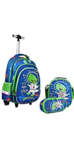 Dinosaur Rolling Backpack