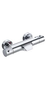 thermostatic bath shower mixer wall mounted