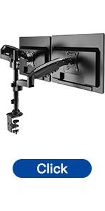 HUANUO HNDS8 Gas Spring Dual Monitor Stand
