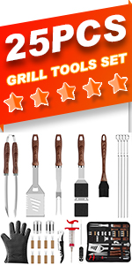 25pcs grill set
