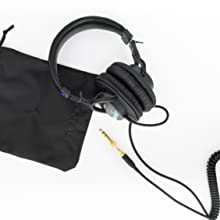 Woman wearing Sony MDR-7506s