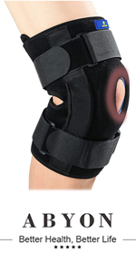 hinged knee brace
