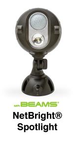 wireless networked security spotlights, bright outdoor security floodlight, wireless led spotlight