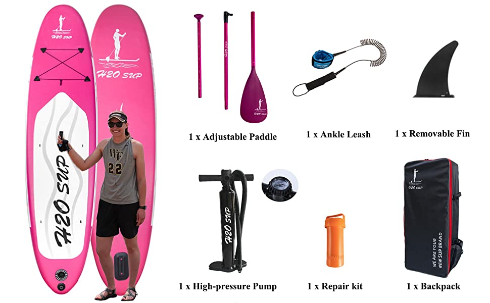 Inflatable Paddle Board kit include all you need