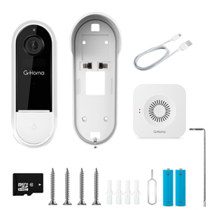 easy intall the wireless doorbell camera just with three simple steps 