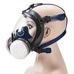 Full face respirator mask