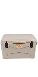 rotomolded cooler chest ice retention portable live bait insulated outdoor camping fishing beach UV