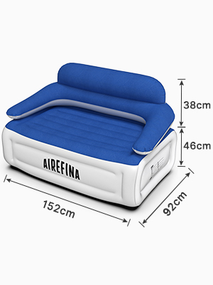 inflatable air couch sofa lounger loveseat portable foldable blowup furniture for Indoor Travel