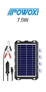 POWOXI 7.5W Soalr Panel