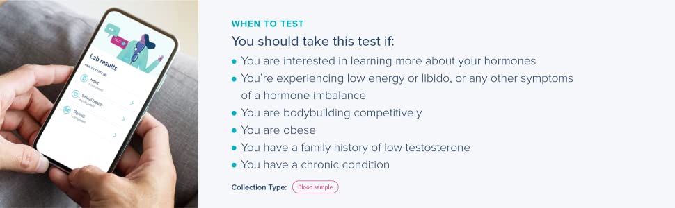 Home Male Hormone Test measures testosterone and SHBG to help identify abnormal androgen status