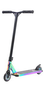 rampage scooters, stunt scooters, rampage stunt scooters, rampage r2 stunt scooter rainbow