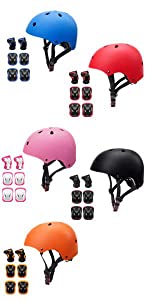 Kids Helmet and Pads Set