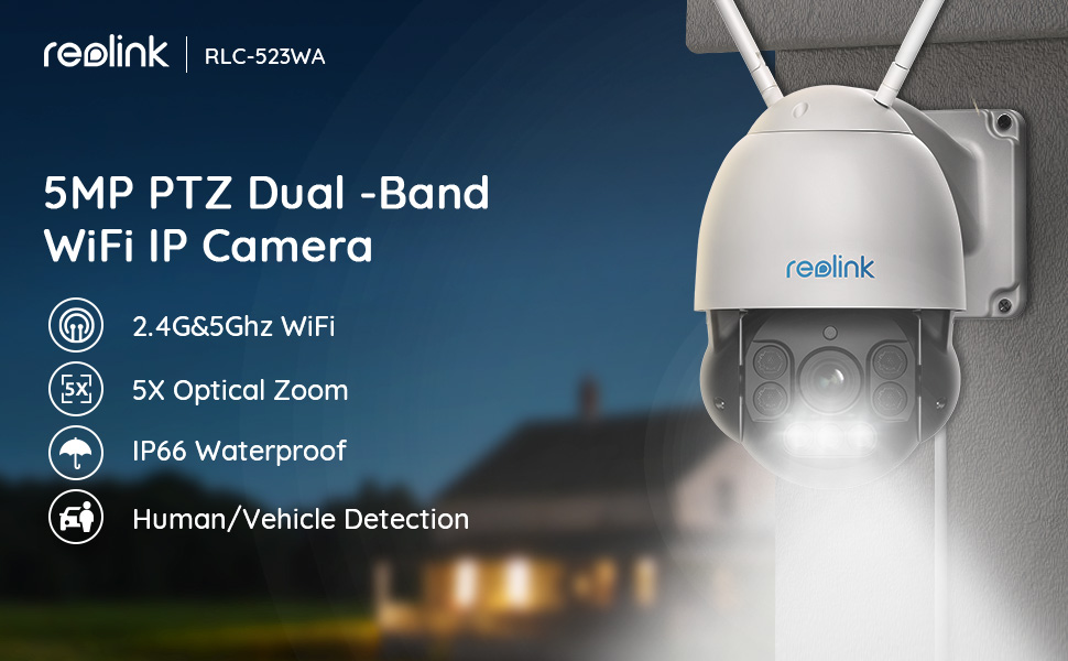5MP PTZ WiFi Camera