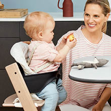 seat adjustment grow-along baby seat six months plus present add-on kit eating wooden unisex stool 