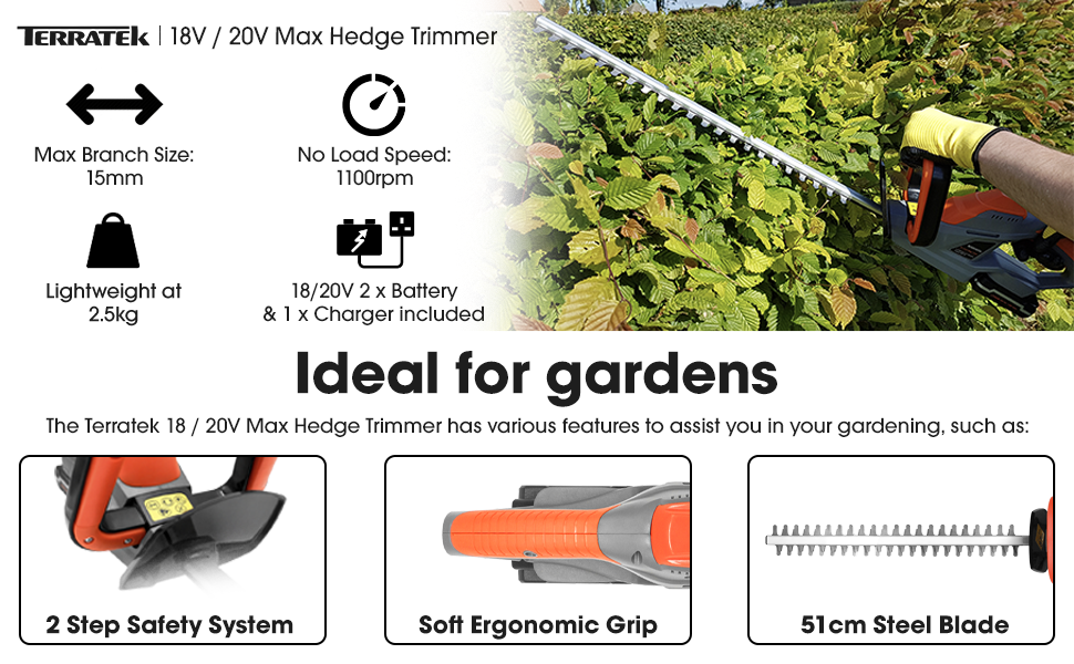 18V/20V Hedge Trimmer