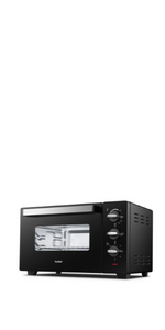 VonShef 23L Mini Oven with Adjustable Temperature Control 90-230°, 60 Minute Timer