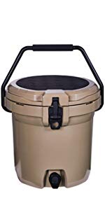 rotomolded cooler chest ice retention portable live bait insulated outdoor camping fishing beach UV