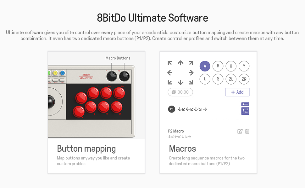 8Bitdo Arcade Stick 1